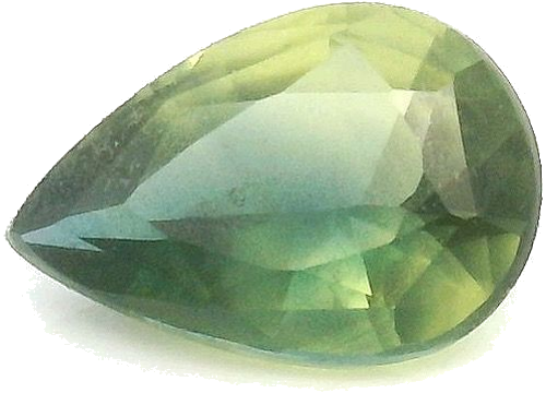 0.44 carat GREEN Pear Safyras (1)