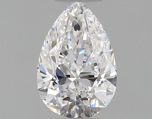 0.3 carat D-IF Natūralus Pear Deimantas (1)