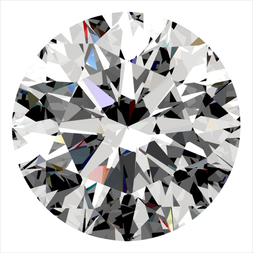 0.31 carat E-VS2 Excellent cut Natūralus Round Deimantas (1)