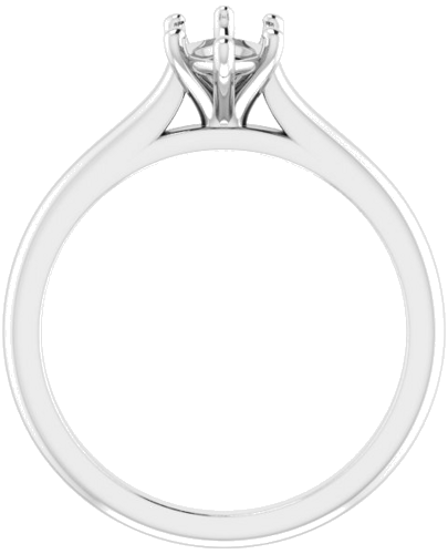 Sužadėtuvių Žiedas „Solitaire“ 585 Baltojo Aukso Marquise 10mm x 5mm (2)