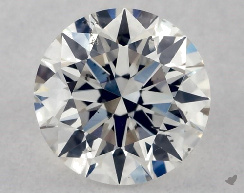 0.4 carat G-SI2 Excellent cut Natūralus Round Deimantas (1)
