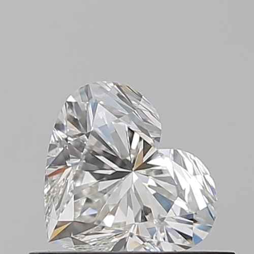 0.52 carat G-VVS1 Natūralus Heart Deimantas (1)