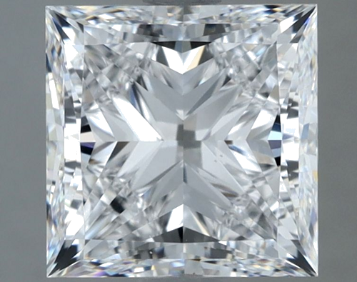 3.03 carat D-VS2 Natūralus Princess Deimantas (1)