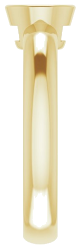 18K Yellow 5.5 mm Round Engagement Ring Mounting (4)