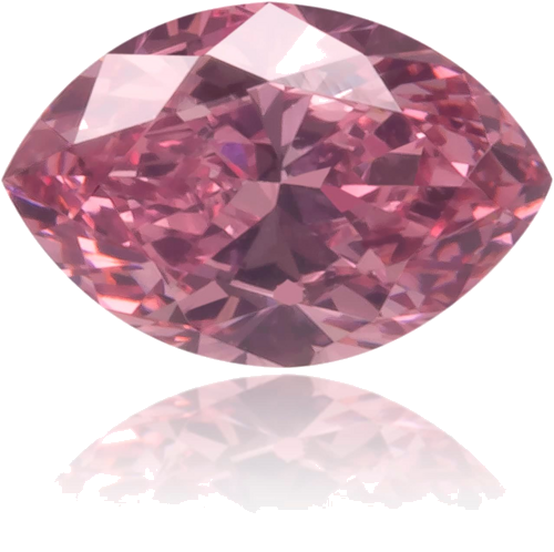 0.17 carat Fancy Vivid Pink-VS1 Natūralus Marquise Deimantas (1)