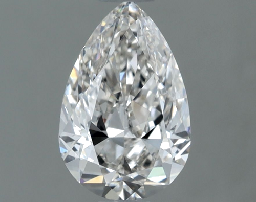 0.9 carat I-VVS1 Natūralus Pear Deimantas (1)
