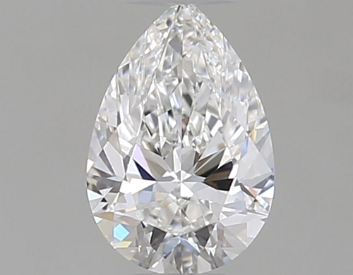 0.34 carat F-VVS2 Natūralus Pear Deimantas (1)