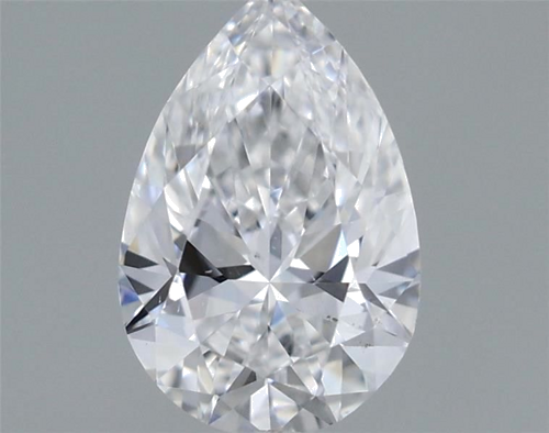 0.4 carat D-VS2 Natūralus Pear Deimantas (1)