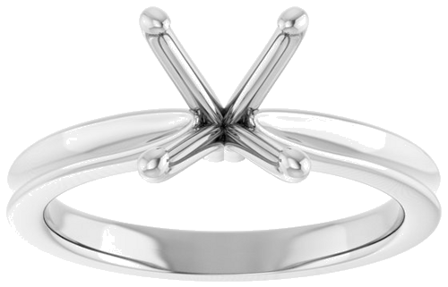 Sužadėtuvių Žiedas 14k white gold Oval 9mm x 7mm (3)