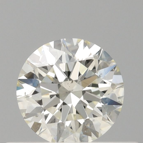 0.41 carat K-SI1 Excellent cut Natūralus Round Deimantas (1)