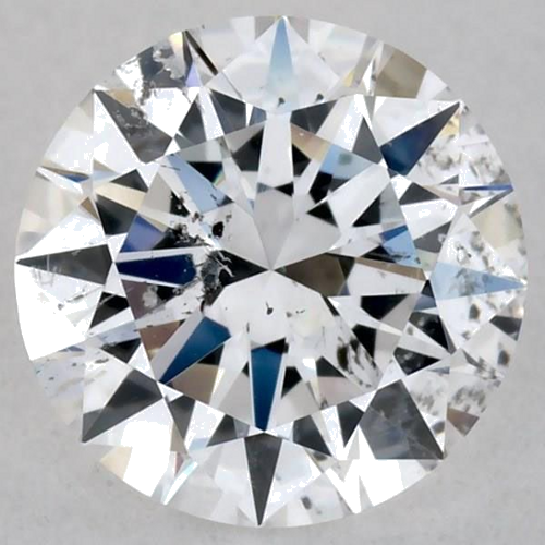 0.6 carat D-SI2 Excellent cut Natūralus Round Deimantas (1)