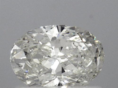 0.65 carat I-SI2 Natūralus Oval Deimantas (1)