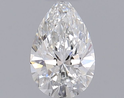0.23 carat F-VVS2 Natūralus Pear Deimantas (1)