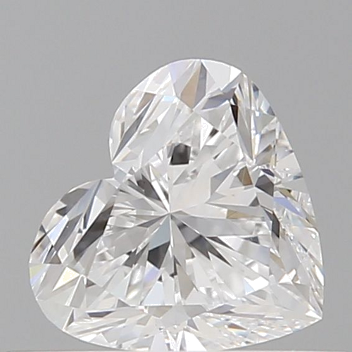 0.51 carat D-VVS1 Natūralus Heart Deimantas (1)