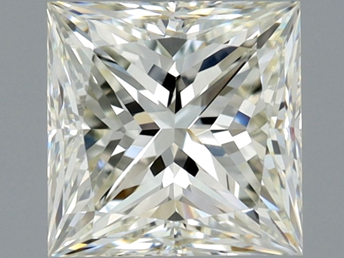 1.01 carat K-VVS2 Natūralus Princess Deimantas (1)