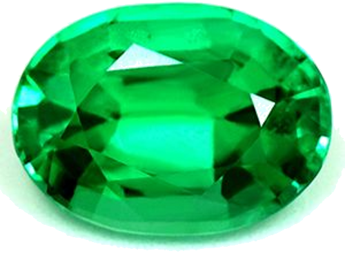 0.63 carat GREEN Oval Smaragdas (1)