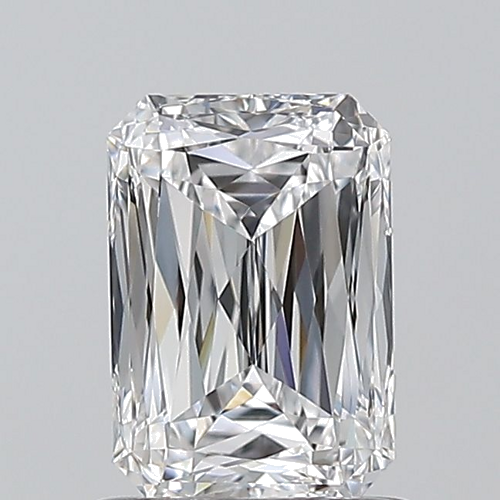 1.01 carat D-VVS2 Natūralus Radiant Deimantas (1)