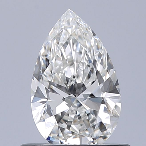 0.51 carat G-VVS1 Natūralus Pear Deimantas (1)