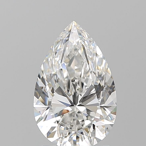 2.21 carat F-VS2 Natūralus Pear Deimantas (1)