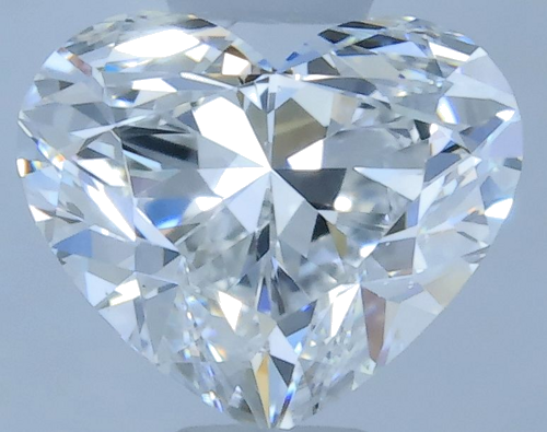 0.51 carat E-VS1 Natūralus Heart Deimantas (1)