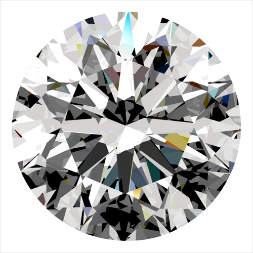 0.3 carat D-VS2 Excellent cut Natūralus Round Deimantas (1)