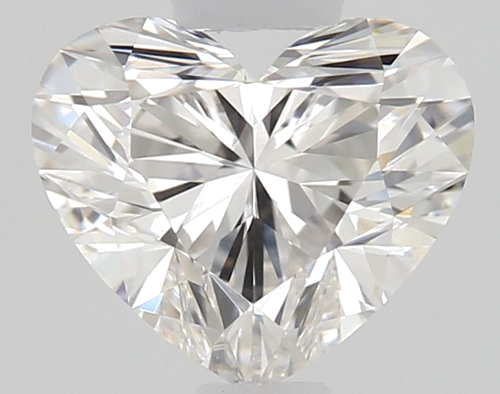 0.55 carat H-VVS2 Natūralus Heart Deimantas (1)