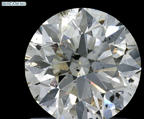 1.19 carat J-SI2 Very Good cut Natūralus Round Deimantas (1)