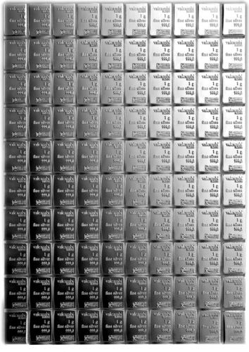 100 x 1 g CombiBar™ Silver Bar Valcambi (7)