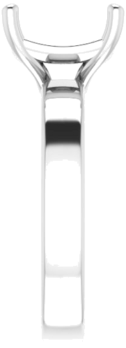 Sužadėtuvių Žiedas „Solitaire“ 585 Baltojo Aukso Asscher 9mm (4)