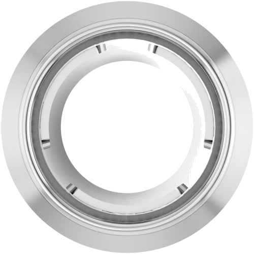 Pakabukas „Round Bezel-Set Slide“ 585 Baltojo Aukso Round 3.5mm (1)