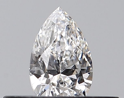 0.23 carat F-VVS2 Natūralus Pear Deimantas (1)