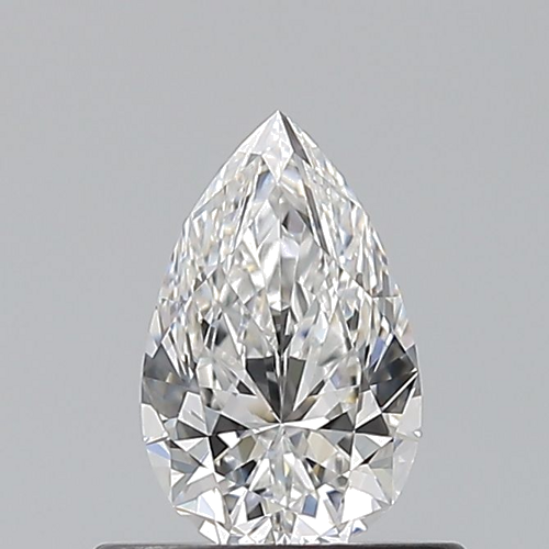 0.51 carat F-VVS1 Natūralus Pear Deimantas (1)