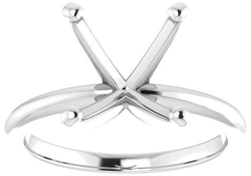 Sužadėtuvių Žiedas „Solitaire“ 950 Platinos Oval 12mm x 10mm (3)