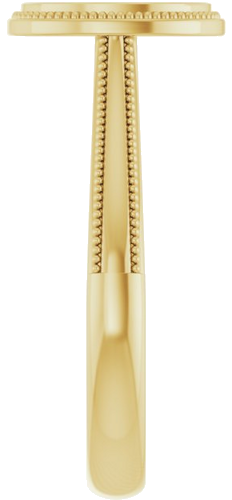 Sužadėtuvių Žiedas „Solitaire“ 585 Geltonojo Aukso Oval 8mm x 6mm (4)