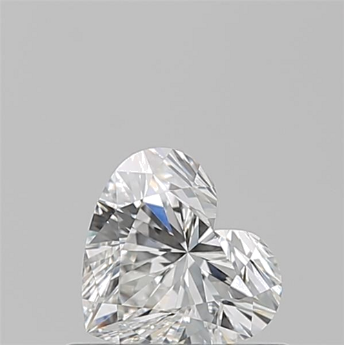 0.52 carat F-VVS1 Natūralus Heart Deimantas (1)