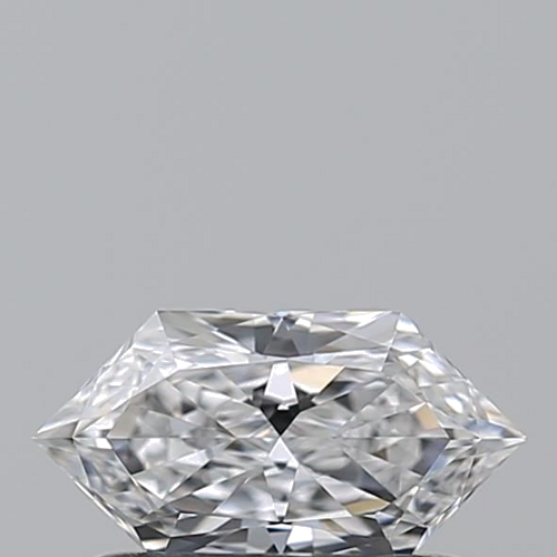 0.4 carat D-VVS1 Natūralus Hexagonal Deimantas (1)