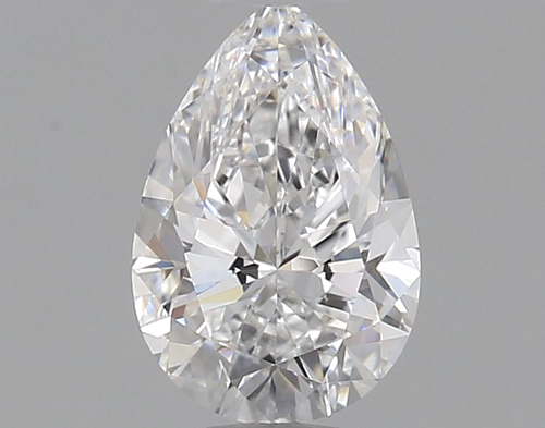 0.6 carat D-VVS1 Natūralus Pear Deimantas (1)