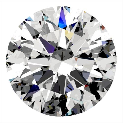 0.3 carat F-VVS1 Excellent cut Natūralus Round Deimantas (1)