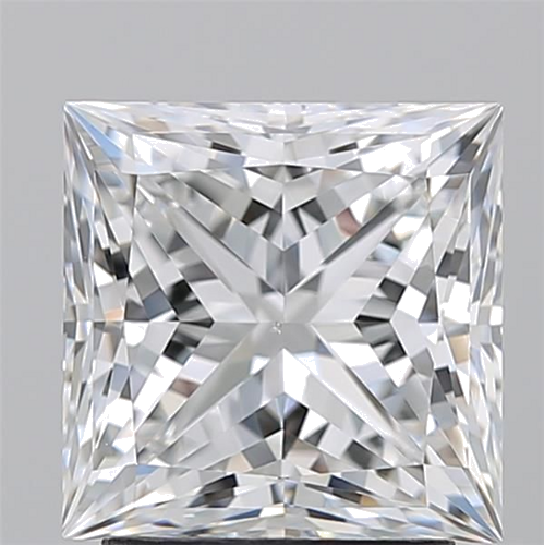 2.5 carat E-VS2 Natūralus Princess Deimantas (1)