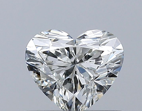 0.5 carat H-SI1 Natūralus Heart Deimantas (1)