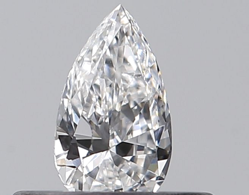0.23 carat E-VS1 Natūralus Pear Deimantas (1)