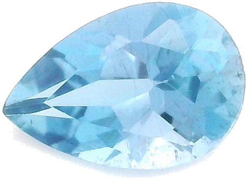 0.36 carat BLUE Pear Aquamarine (1)
