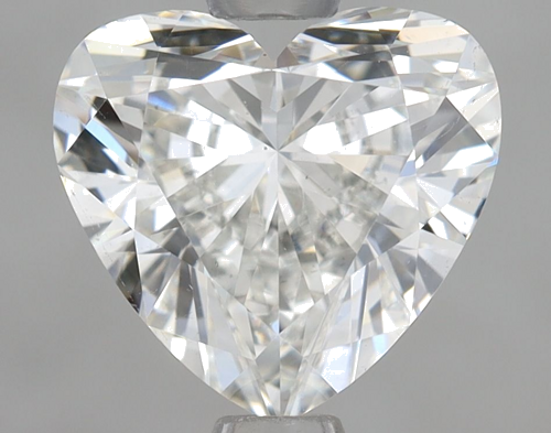 1.5 carat H-SI1 Natūralus Heart Deimantas (1)
