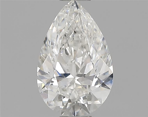 0.58 carat H-SI2 Natūralus Pear Deimantas (1)