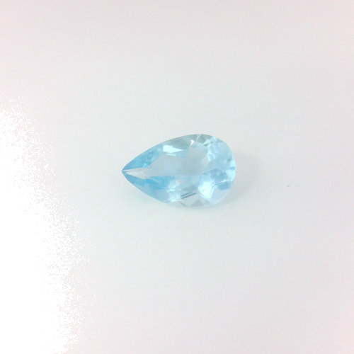 0.69 carat BLUE Pear Aquamarine (1)