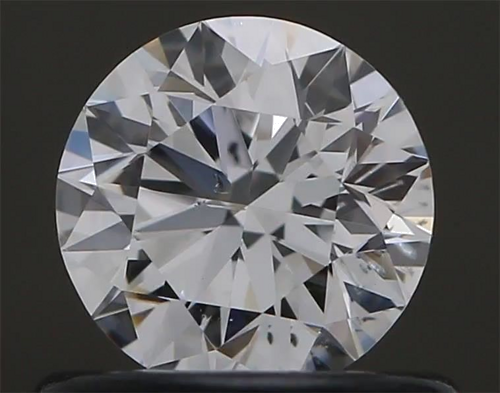 0.56 carat D-SI2 Excellent cut Natūralus Round Deimantas (1)