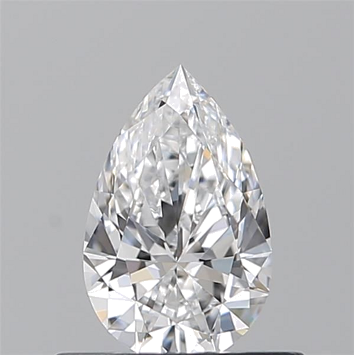 0.5 carat D-VS1 Natūralus Pear Deimantas (1)