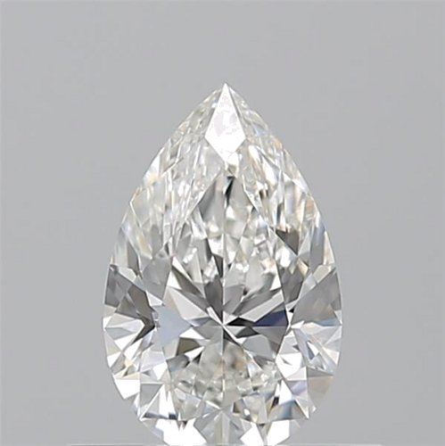 0.51 carat H-VVS2 Natūralus Pear Deimantas (1)