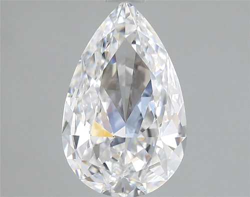 1.01 carat D-VS1 Natūralus Pear Deimantas (1)