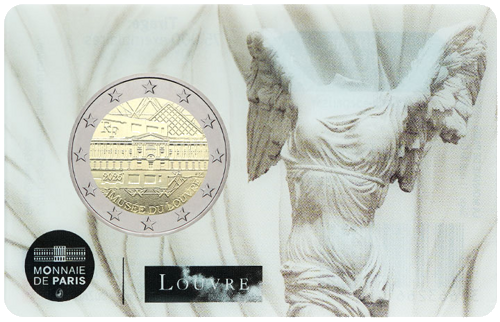 2025 France Louvre 2 Euro BU Coin (4)